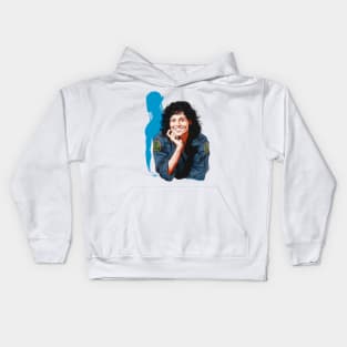 Sigourney Weaver - An illustration by Paul Cemmick Kids Hoodie